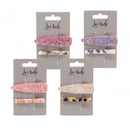 La Moda Crystal And Marble Hair Clips