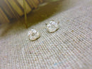 Earsense Silver Love Knot Stud Earring